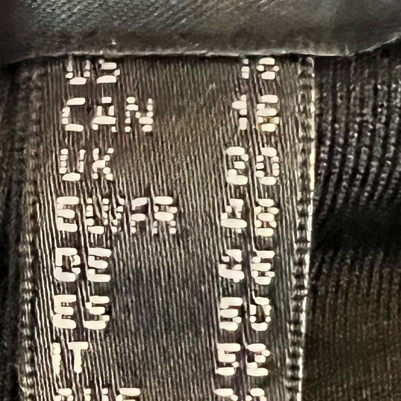 Adrianna Patel black long dress with crochet lace trim size 16 - Picture 9 of 11